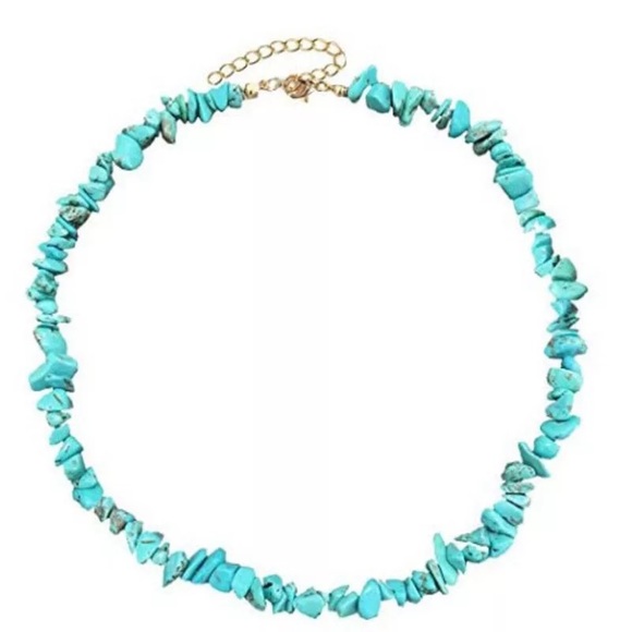 Zara Medal Teal & Gold Chain Chocker Necklace Stone Lines Coin Charm Zara Logo - Picture 2 of 16